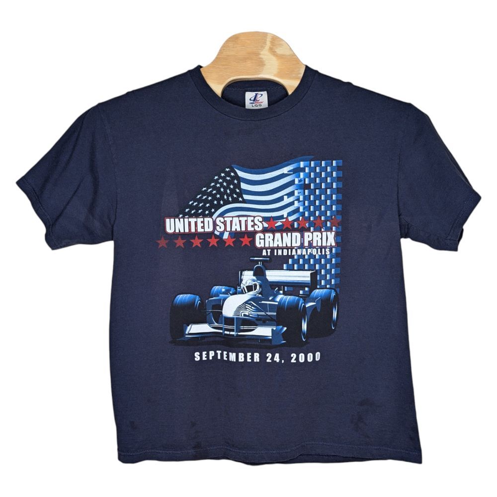 Vintage United States Grand Prix Indianapolis T Shirt Large‎ September 24 2000